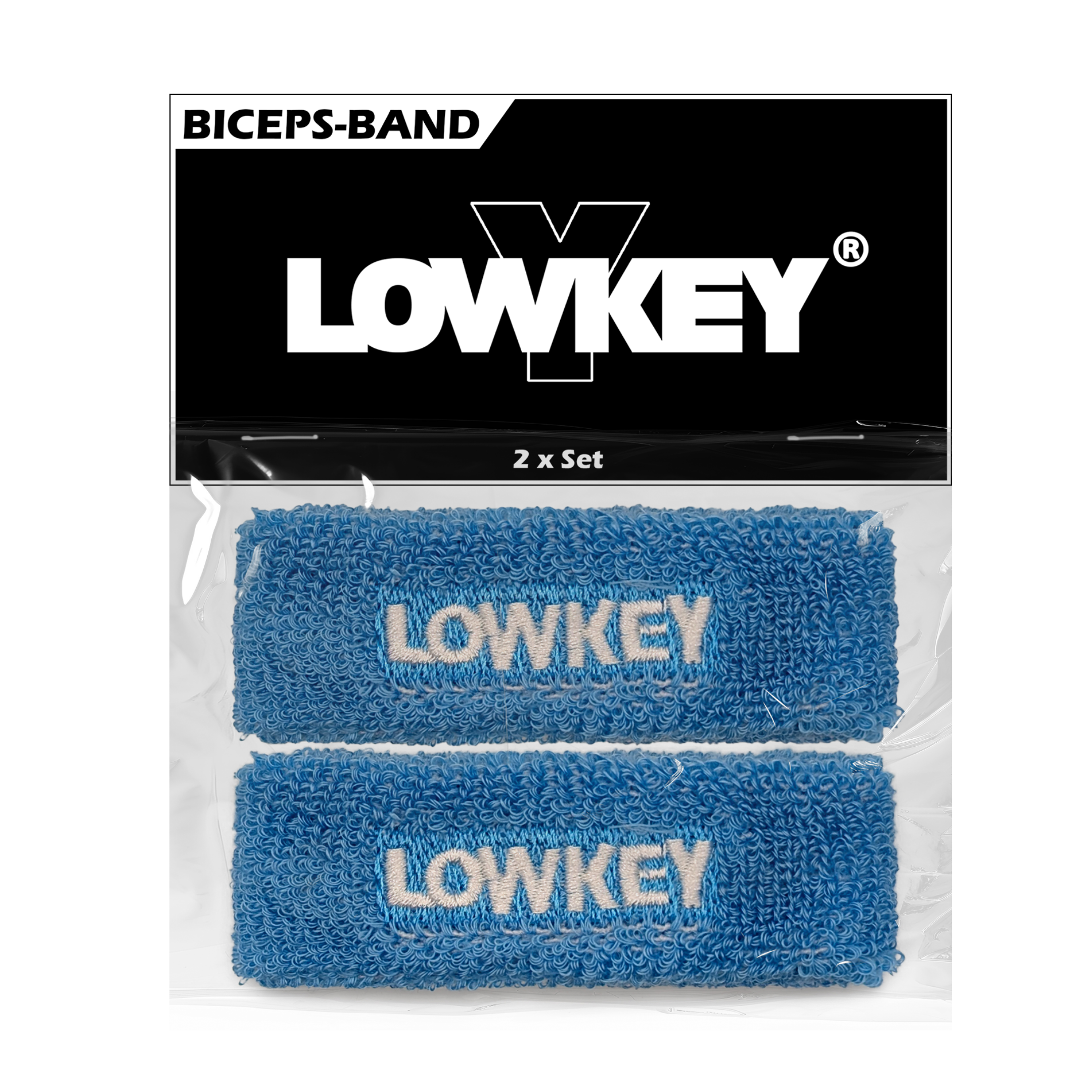 Bizeps Band Oberarm Schweißband Set I 2er Pack Sport Mini Schweissband