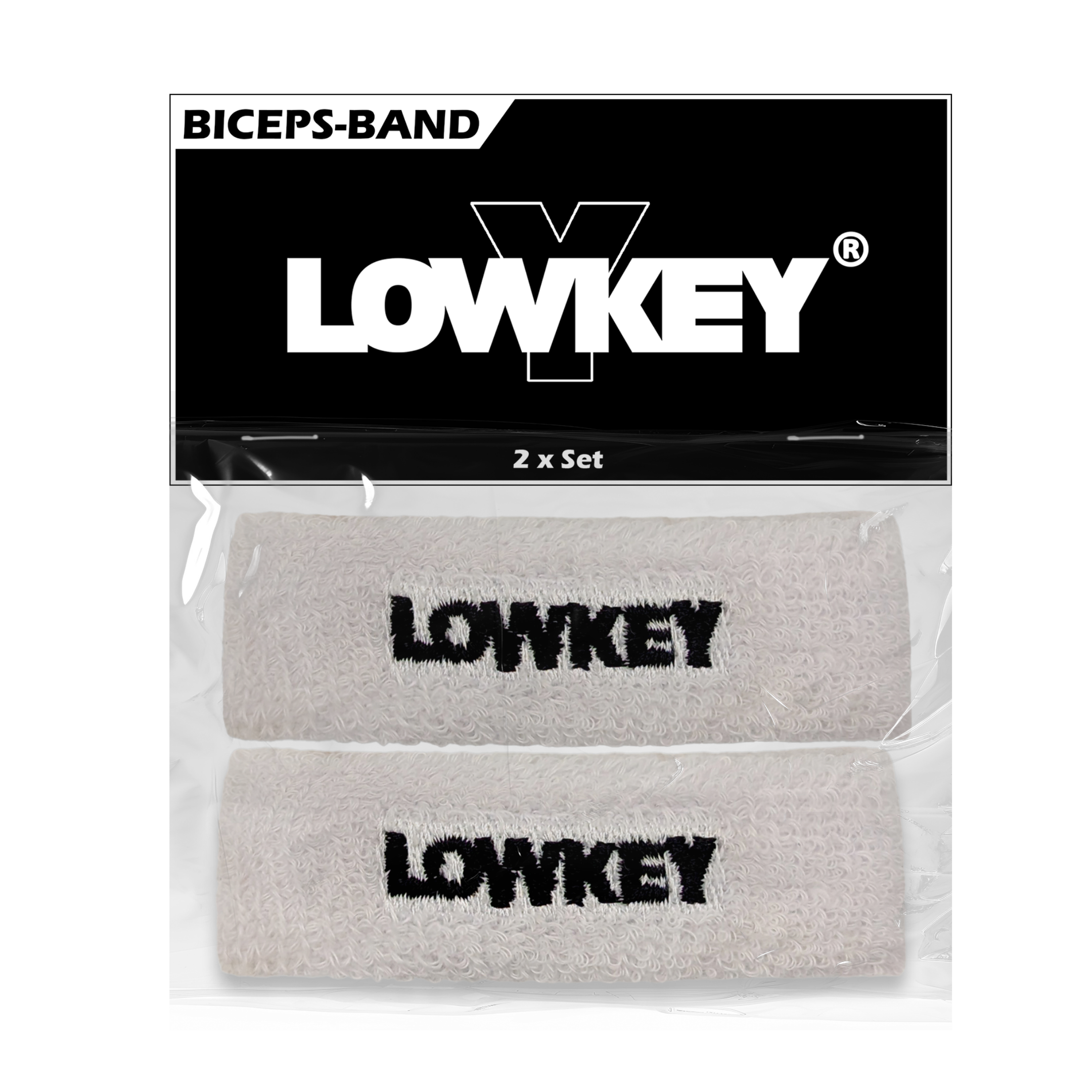 Bizeps Band Oberarm Schweißband Set I 2er Pack Sport Mini Schweissband