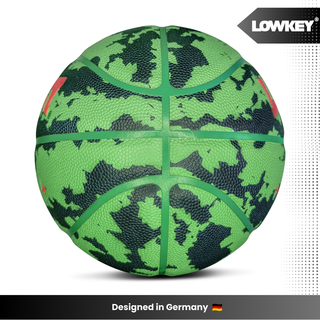 Lowkey® Melon Basketball Indoor & Outdoor Größe 7 | Melonen Design