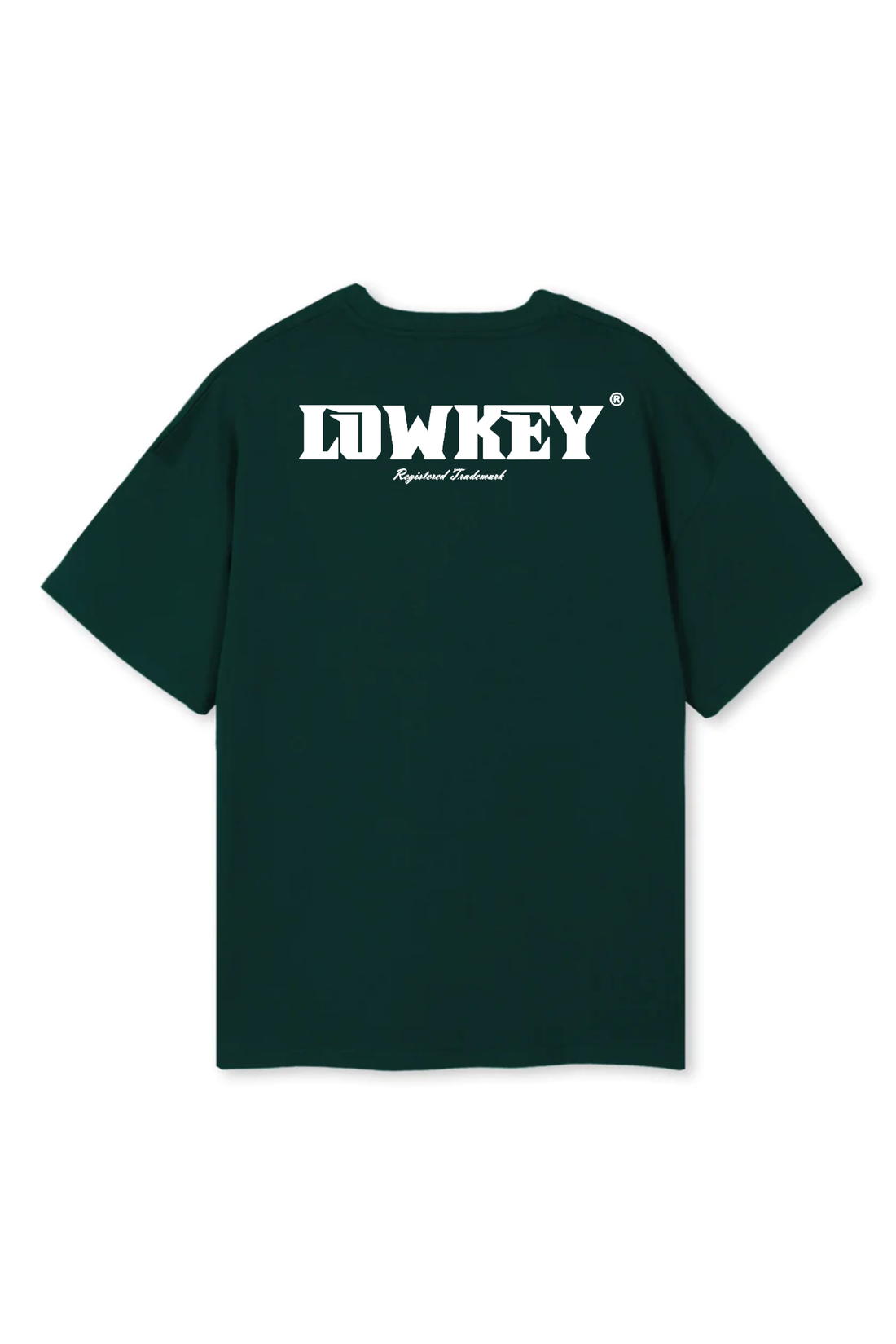 Lowkey® Heavy Oversized Doubled Tee Dunkelgruen