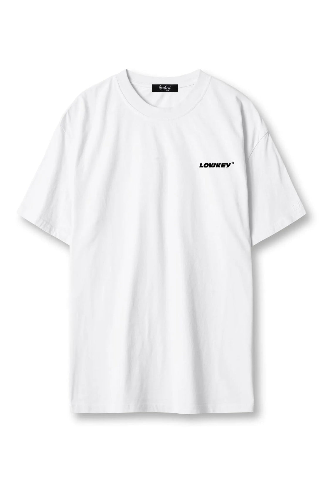 Lowkey® Hater Tee Weiß – Vorderseite