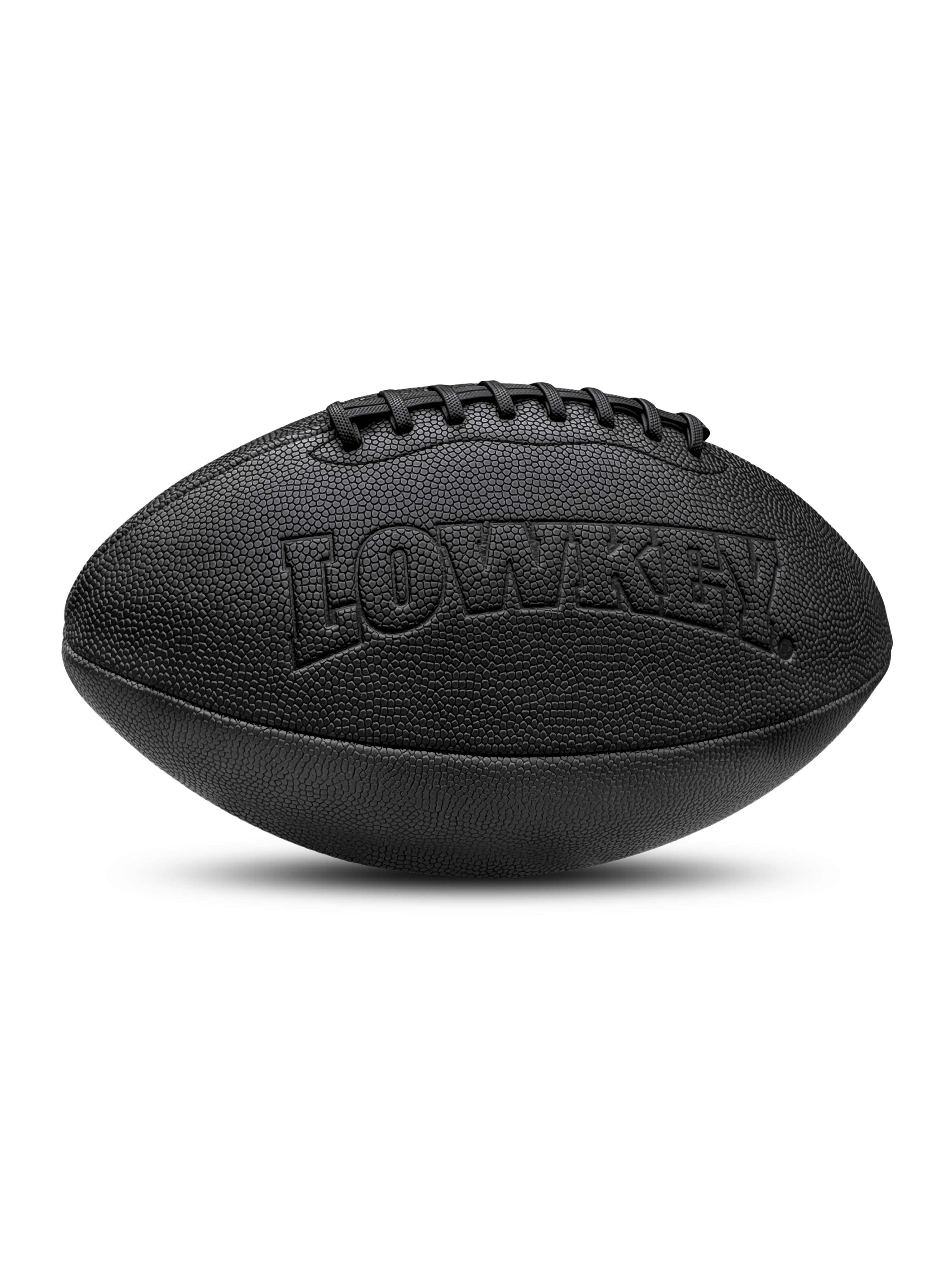 Lowkey® All-Black American Football Größe 9 | Schwarzes Design