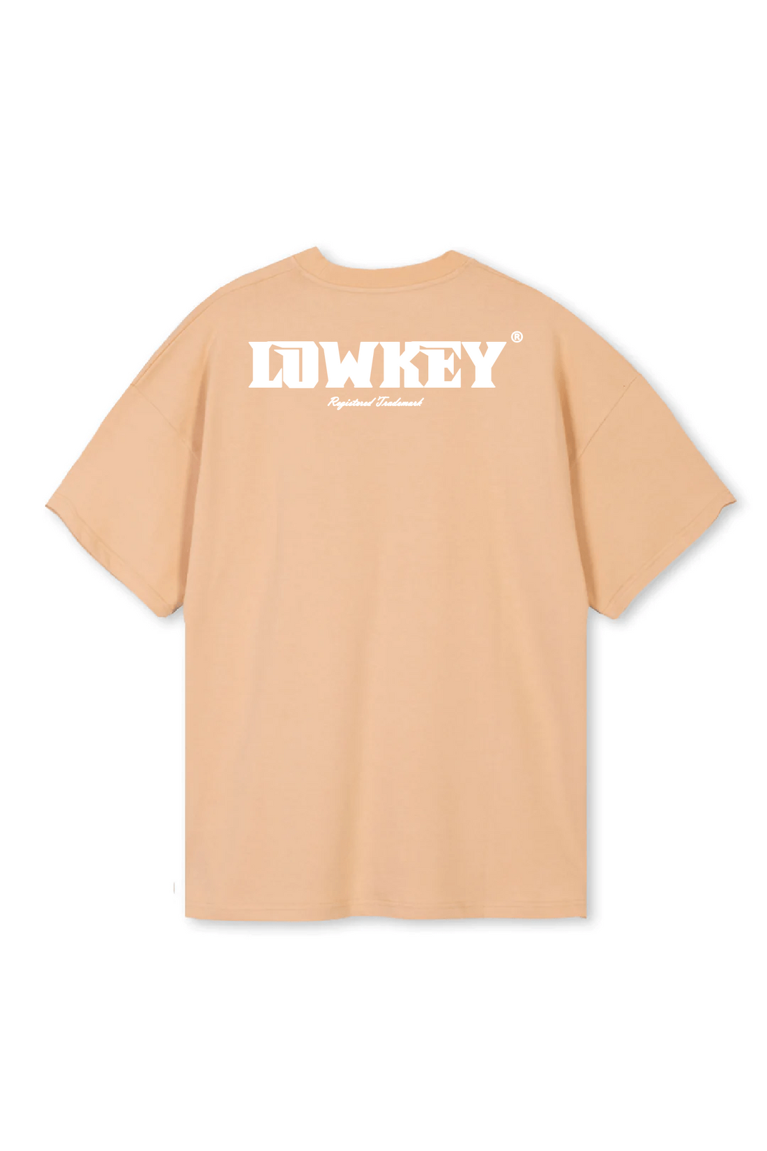 Lowkey® Heavy Oversized Doubled Tee Sand