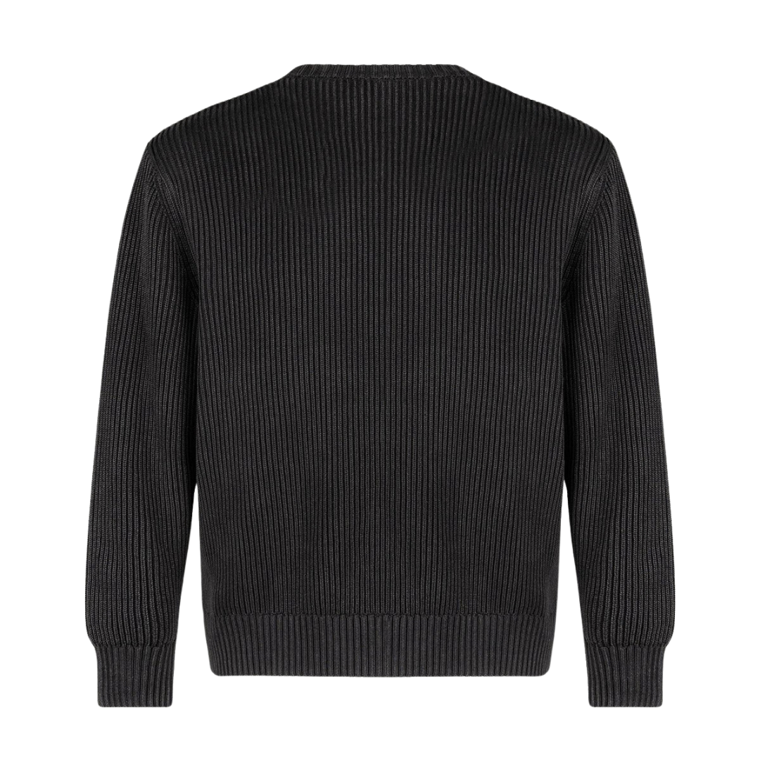 Lowkey® Heavyweight Knit Sweater (Schwarz) – Ansicht 2