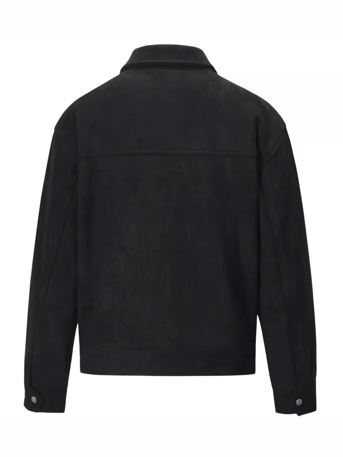 Lowkey® Kunstlederjacke Wildleder Optik (Schwarz)