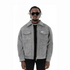 Lowkey® Kunstlederjacke Wildleder Optik Grau – Kunstlederjacke