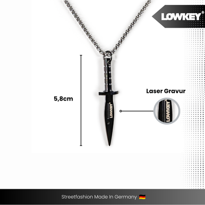 Lowkey® Dagger Chain (Black)