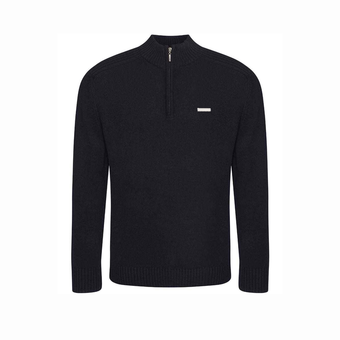 Lowkey® 1/4 Zip Sweater (Black)