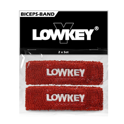 Bizeps Band Oberarm Schweißband Set I 2er Pack Sport Mini Schweissband