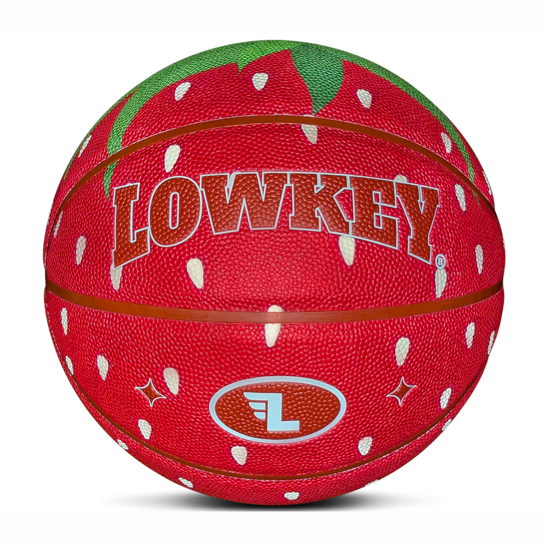 Lowkey® Strawberry Basketball Indoor & Outdoor Größe 7 | Erdbeer Design