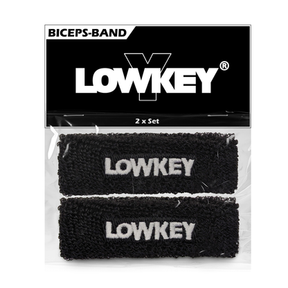 Bizeps Band Oberarm Schweißband Set I 2er Pack Sport Mini Schweissband