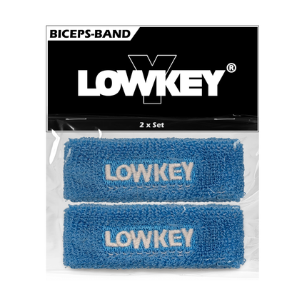 Bizeps Band Oberarm Schweißband Set I 2er Pack Sport Mini Schweissband
