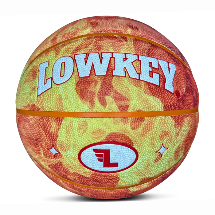 Lowkey® Fireball Basketball Indoor & Outdoor Größe 7 | Feuerball Design