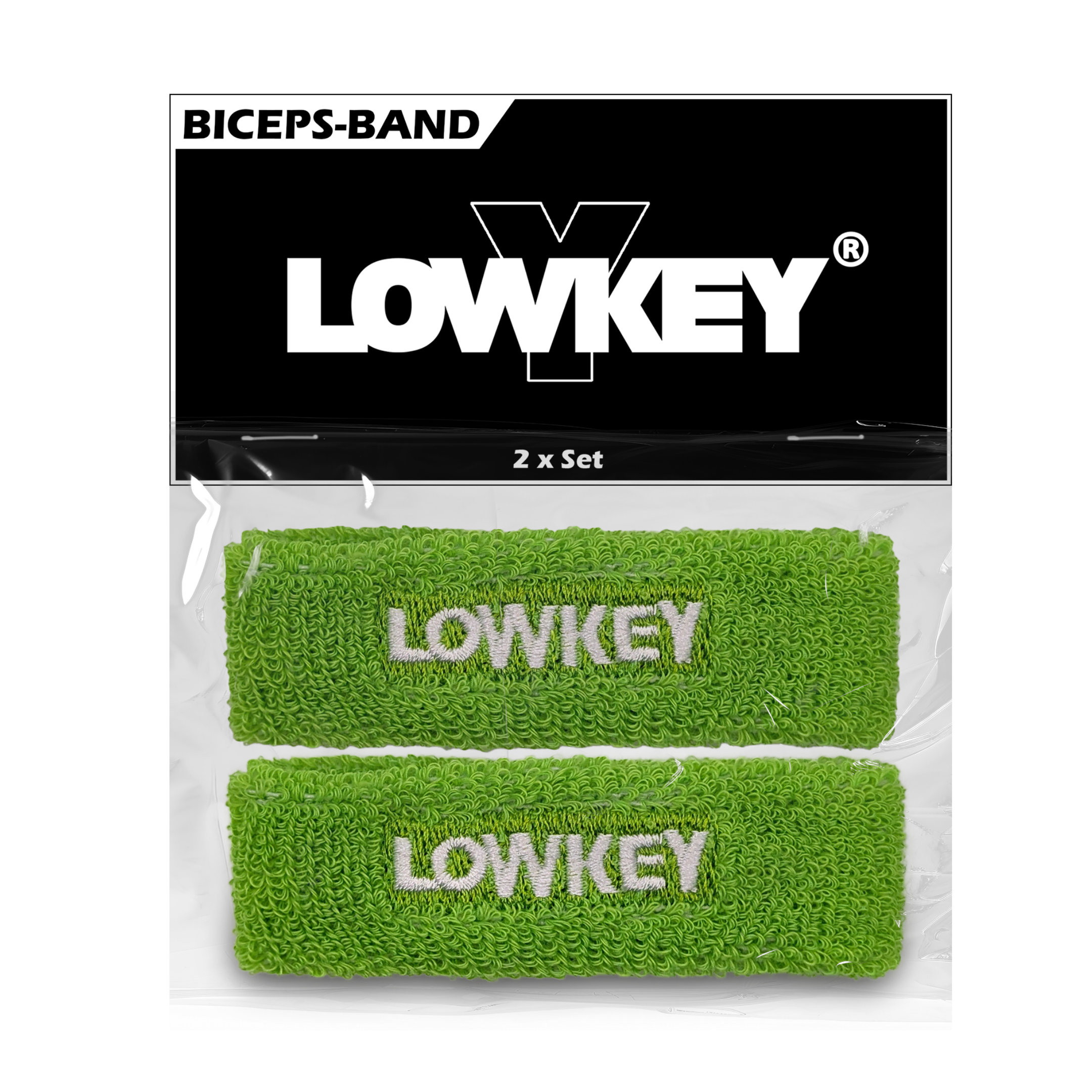 Bizeps Band Oberarm Schweißband Set I 2er Pack Sport Mini Schweissband