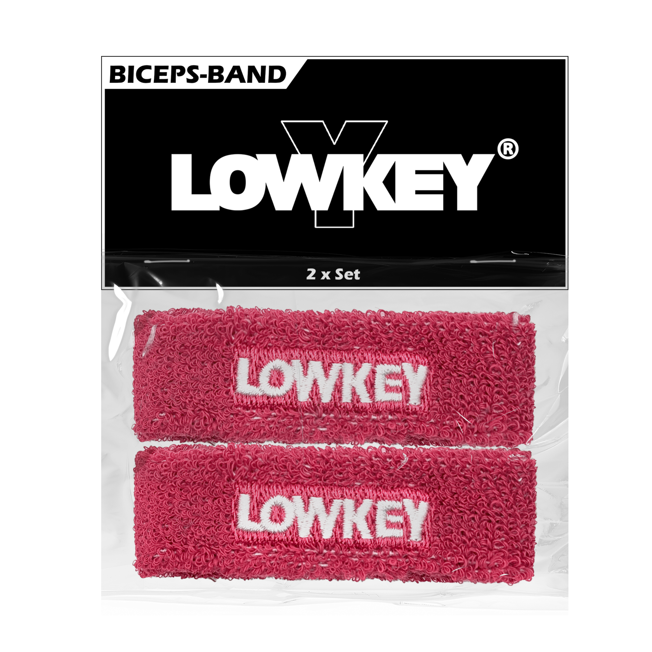 Bizeps Band Oberarm Schweißband Set I 2er Pack Sport Mini Schweissband
