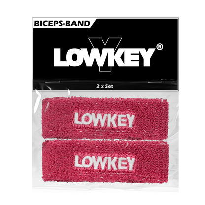 Bizeps Band Oberarm Schweißband Set I 2er Pack Sport Mini Schweissband