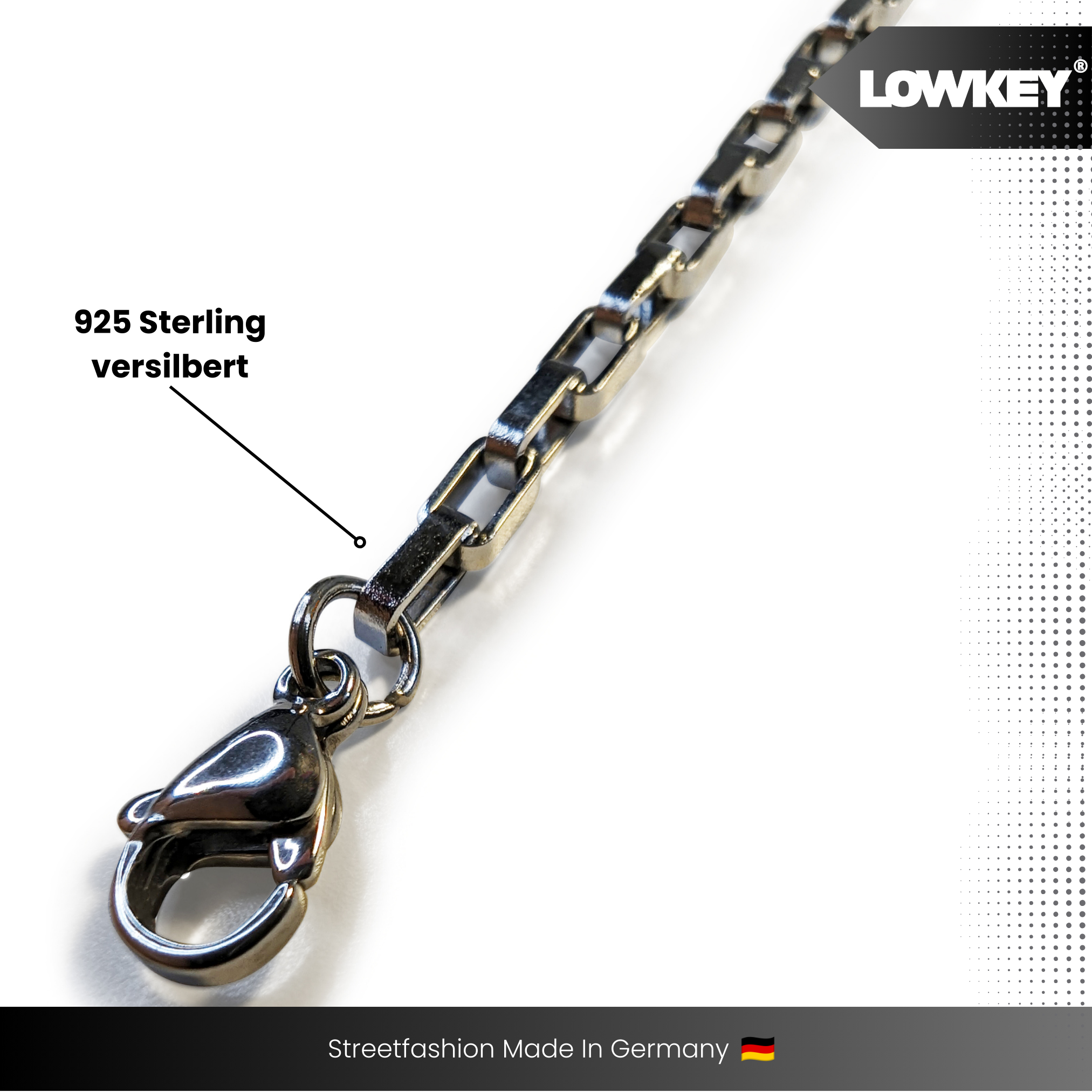 Lowkey® bracelet Ø2mm chain bracelet