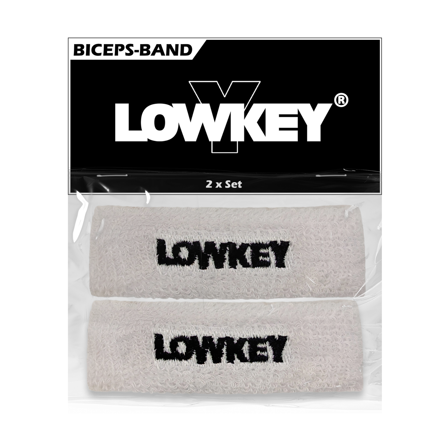 Bizeps Band Oberarm Schweißband Set I 2er Pack Sport Mini Schweissband