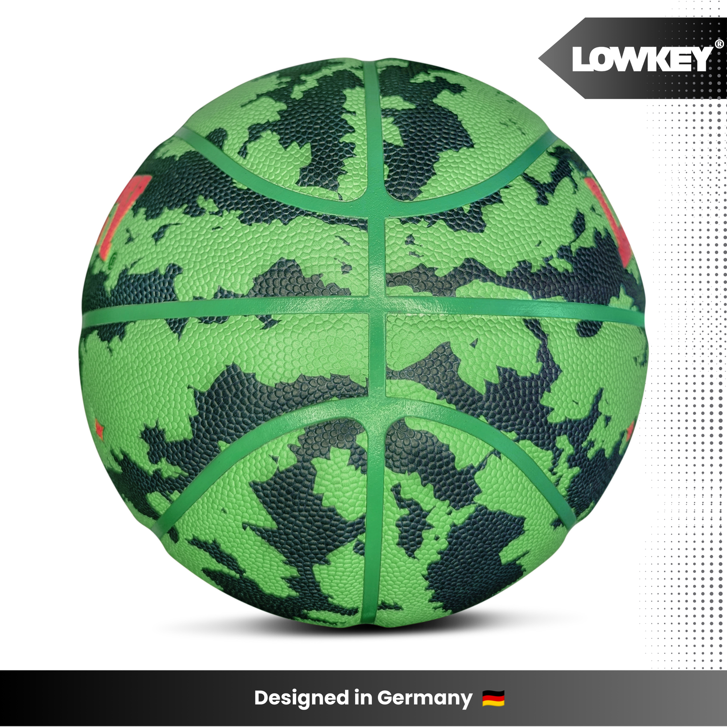 Lowkey® Melon Basketball Indoor &amp; Outdoor Größe 7 | Melonen Design