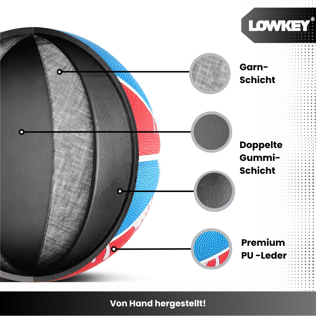 Lowkey® Ice Pop Basketball Indoor &amp; Outdoor Größe 7 | Eis Pop Design