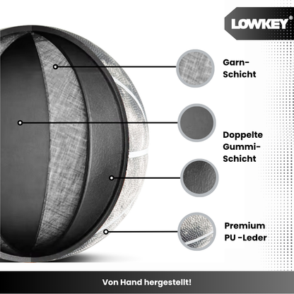Lowkey® Moon Basketball Indoor &amp; Outdoor Größe 7 | Mond Design
