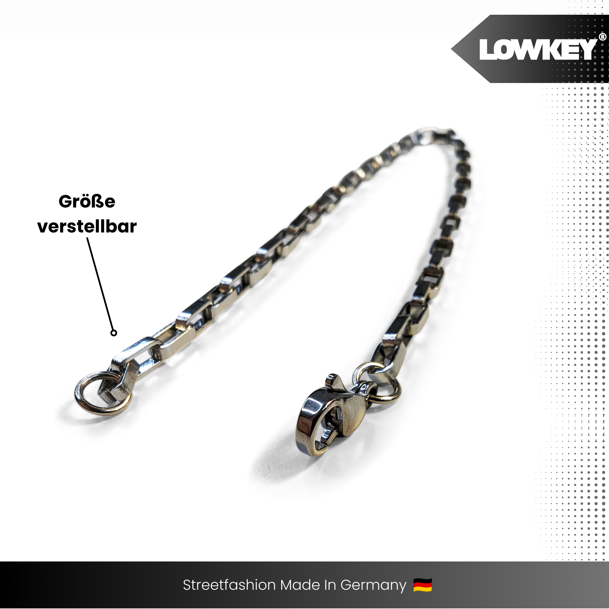 Lowkey® bracelet Ø2mm chain bracelet
