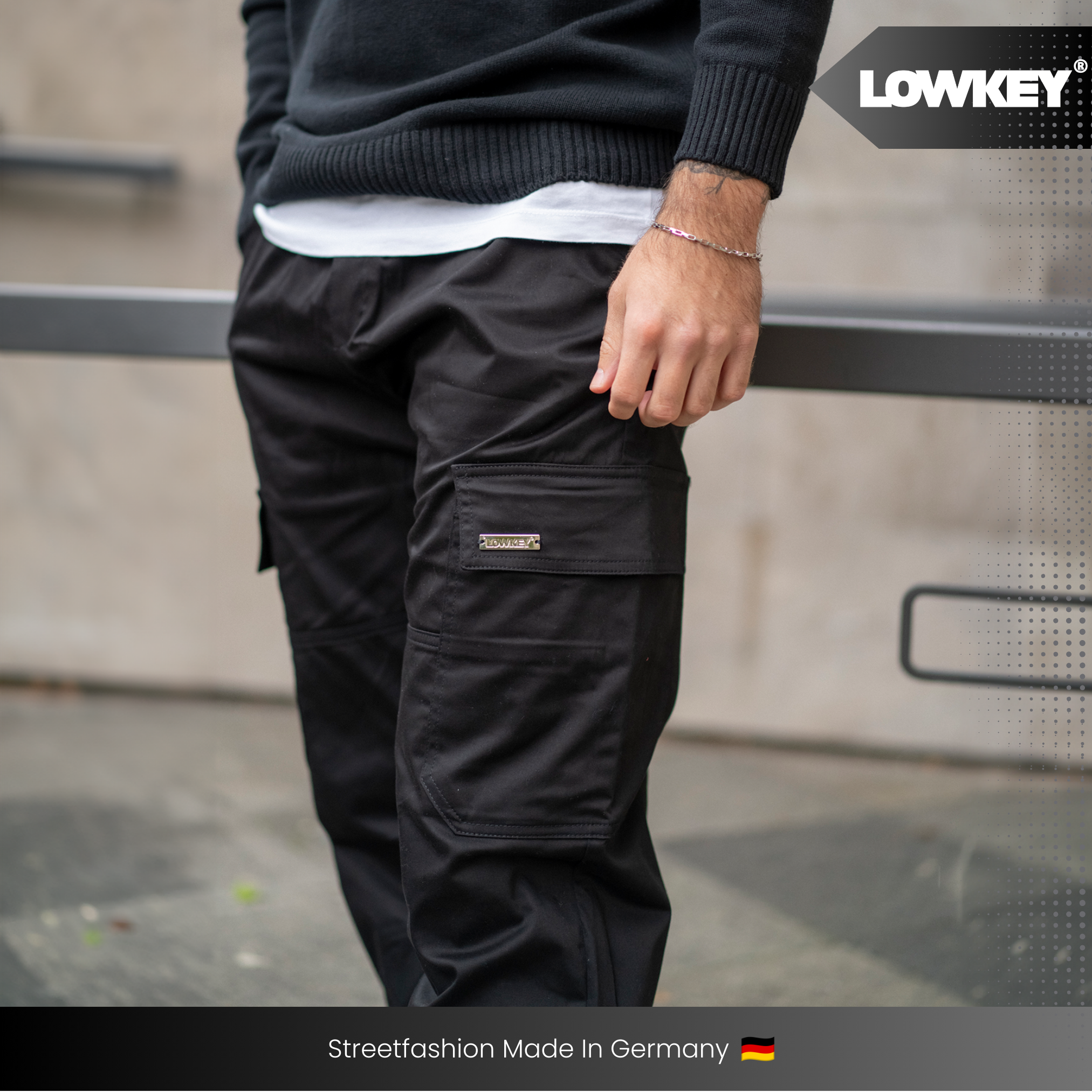 Lowkey® Cargo Pants (Black)