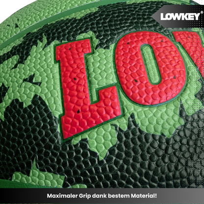 Lowkey® Melon Basketball Indoor &amp; Outdoor Größe 7 | Melonen Design