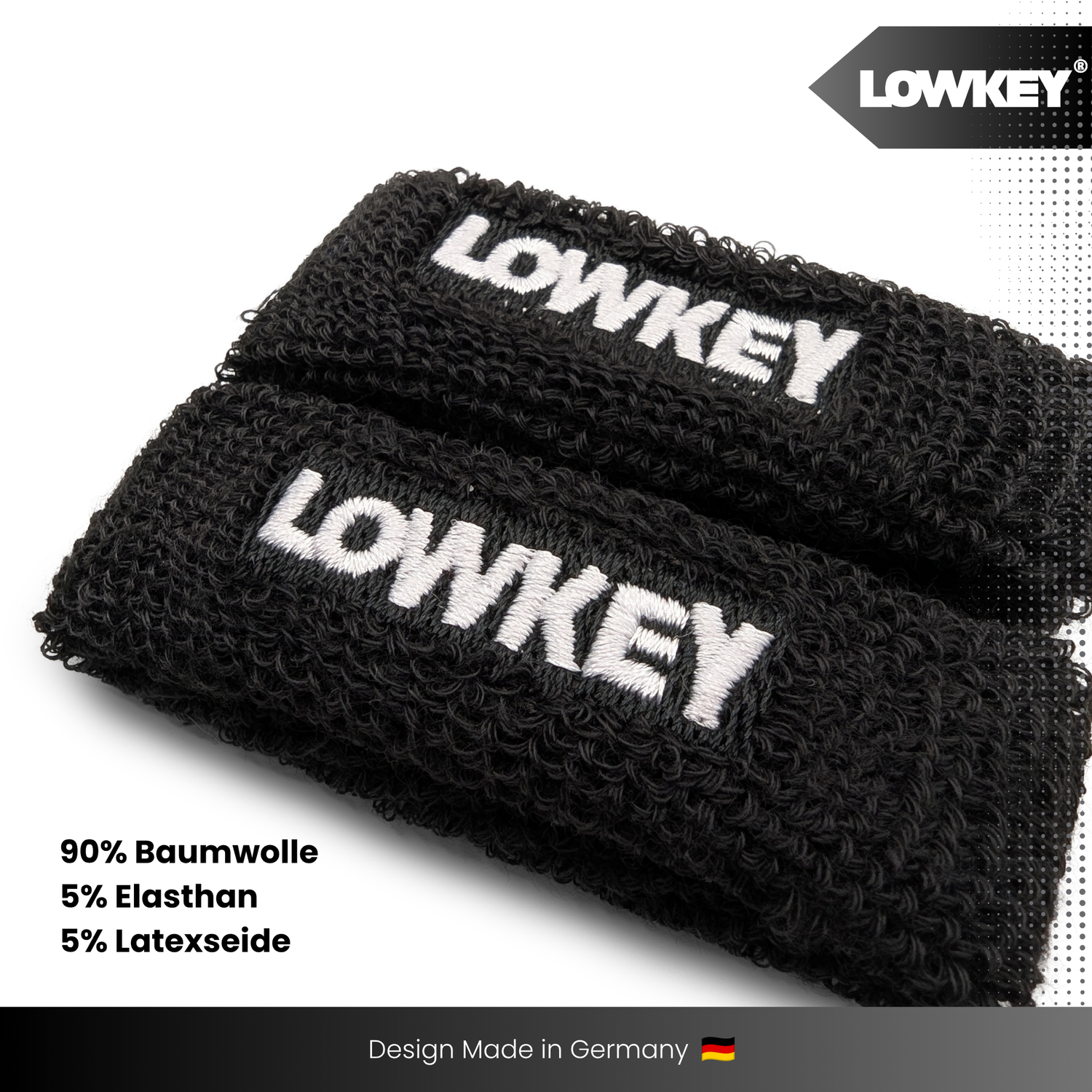 Bizeps Band Oberarm Schweißband Set I 2er Pack Sport Mini Schweissband
