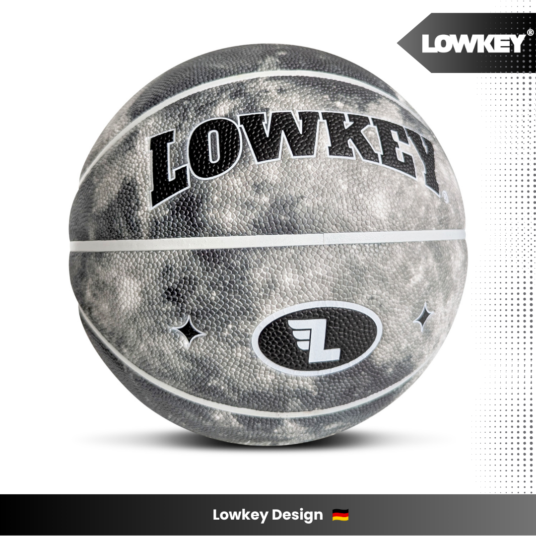 Lowkey® Moon Basketball Indoor &amp; Outdoor Größe 7 | Mond Design