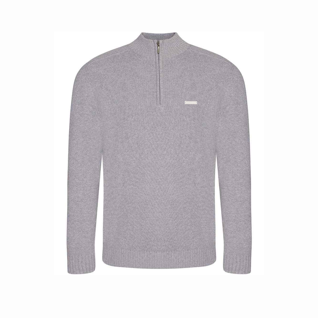 Lowkey® 1/4 Zip Sweater (Grey)