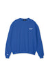 Lowkey® Heavy Oversized Basic Logo Sweater Kobaltblau – Sweater