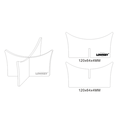 Lowkey® Ballhalter Acrylglas | Basketball Display Ständer transparent