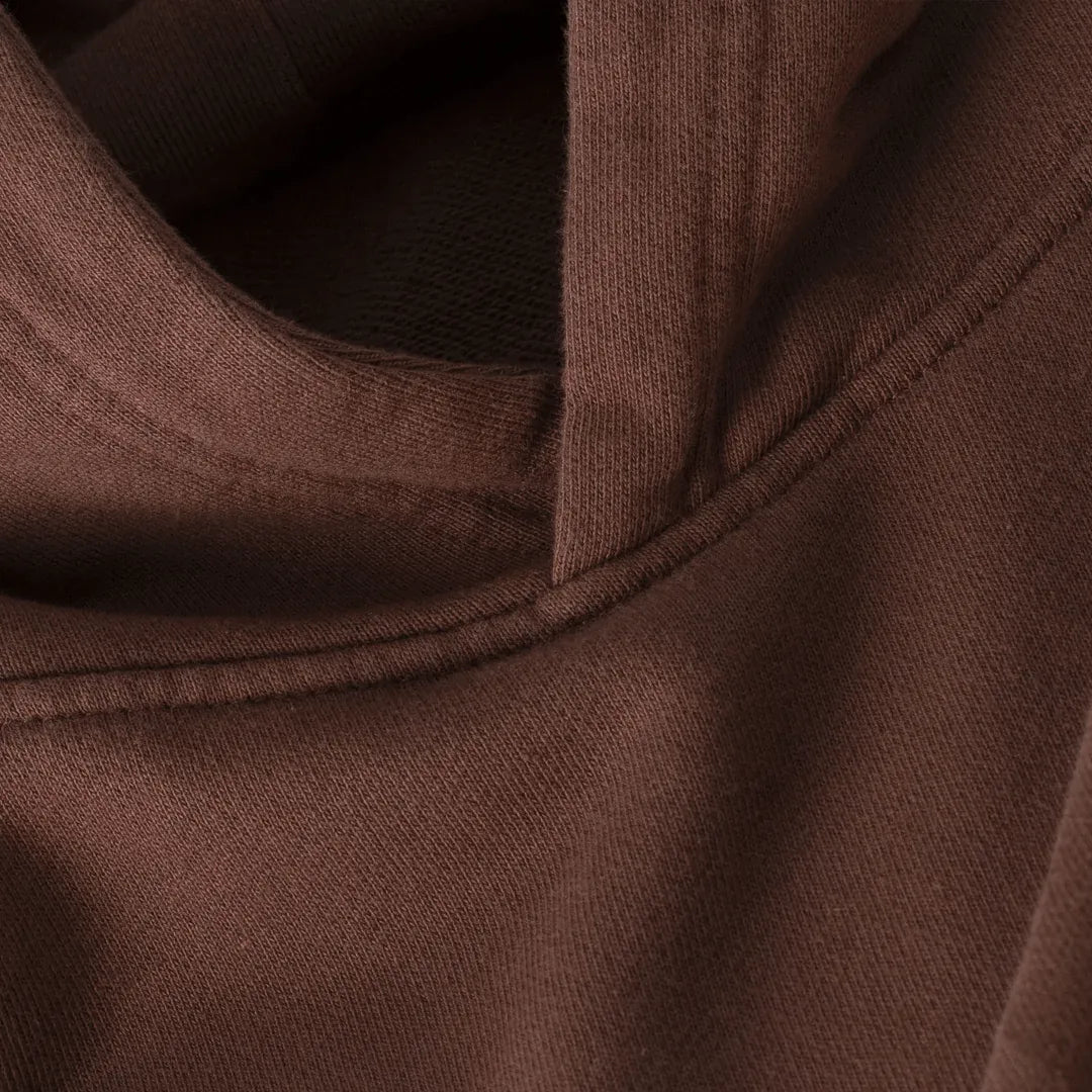 Lowkey® Heavy Oversized Basic Logo Hoodie