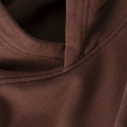 Lowkey® Heavy Oversized Basic Logo Hoodie