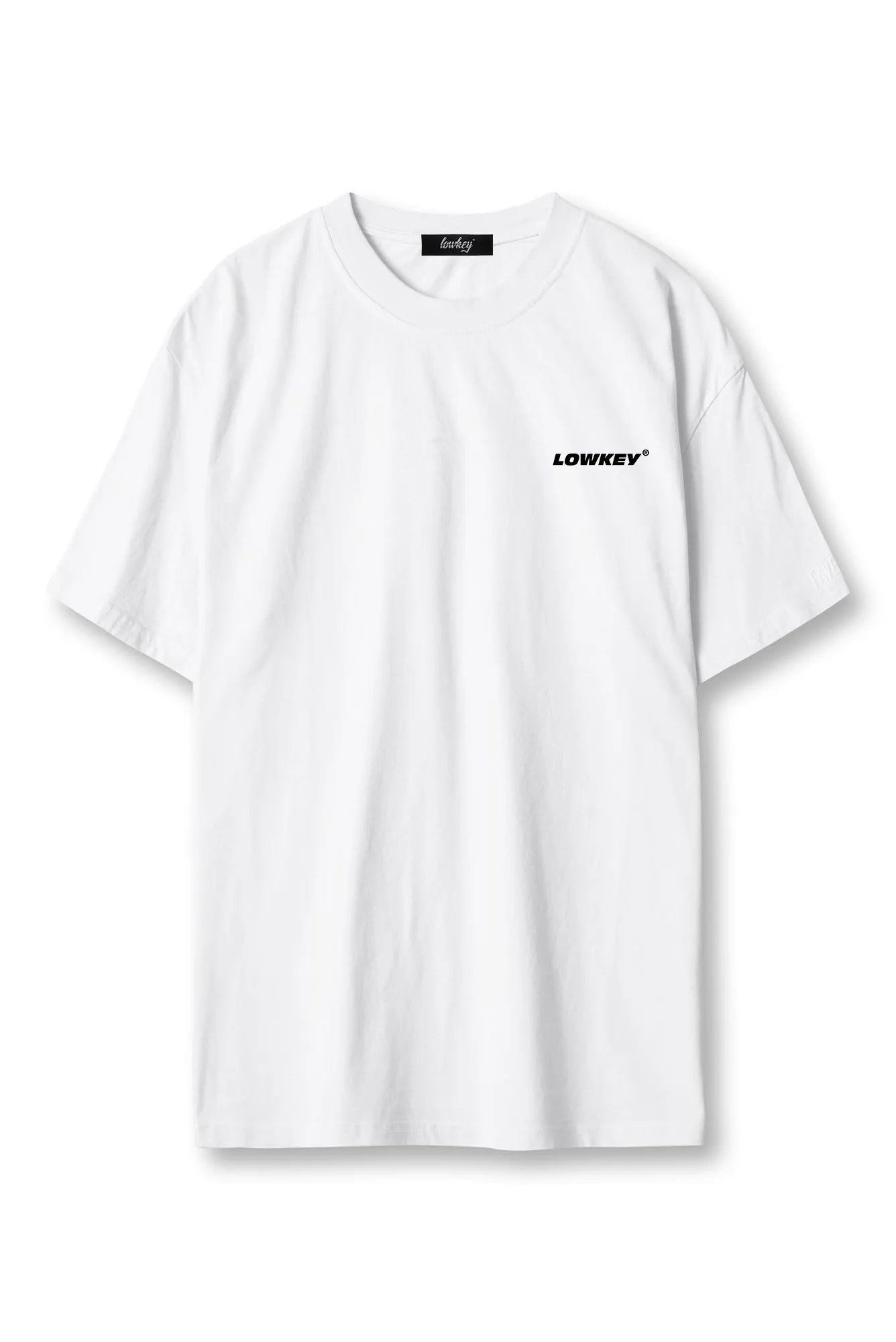 Lowkey® Hater Tee Weiß – Vorderseite
