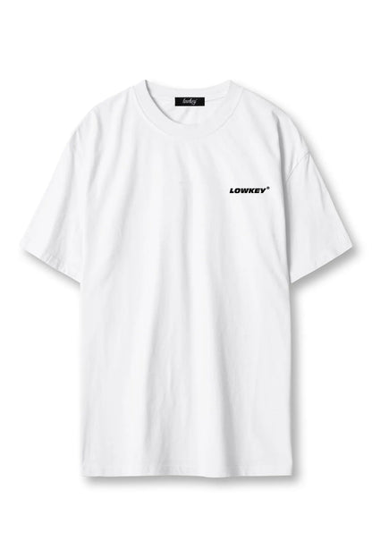 Lowkey® Hater Tee Weiß – Vorderseite