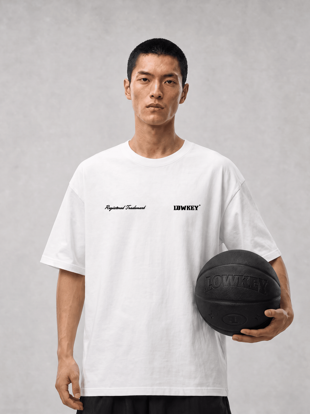 Lowkey® All-Black Basketball Indoor &amp; Outdoor Größe 7 | Schwarzes Design