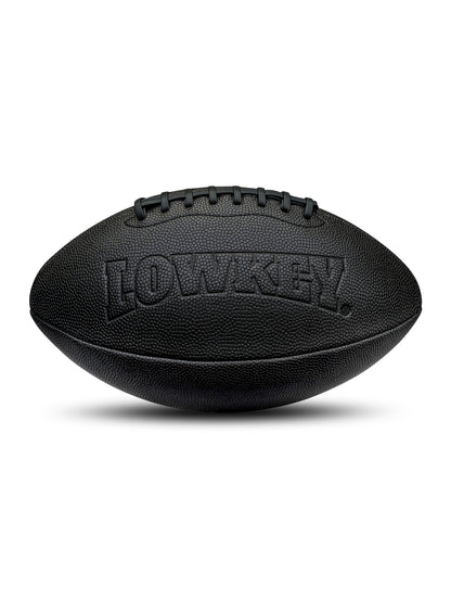 Lowkey® All-Black American Football Größe 9 | Schwarzes Design