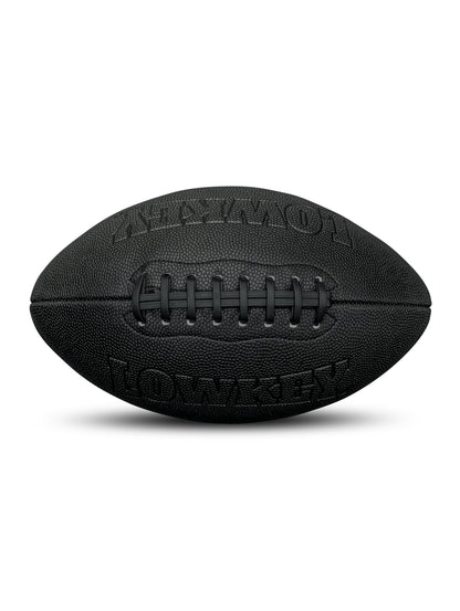 Lowkey® All-Black American Football Größe 9 | Schwarzes Design
