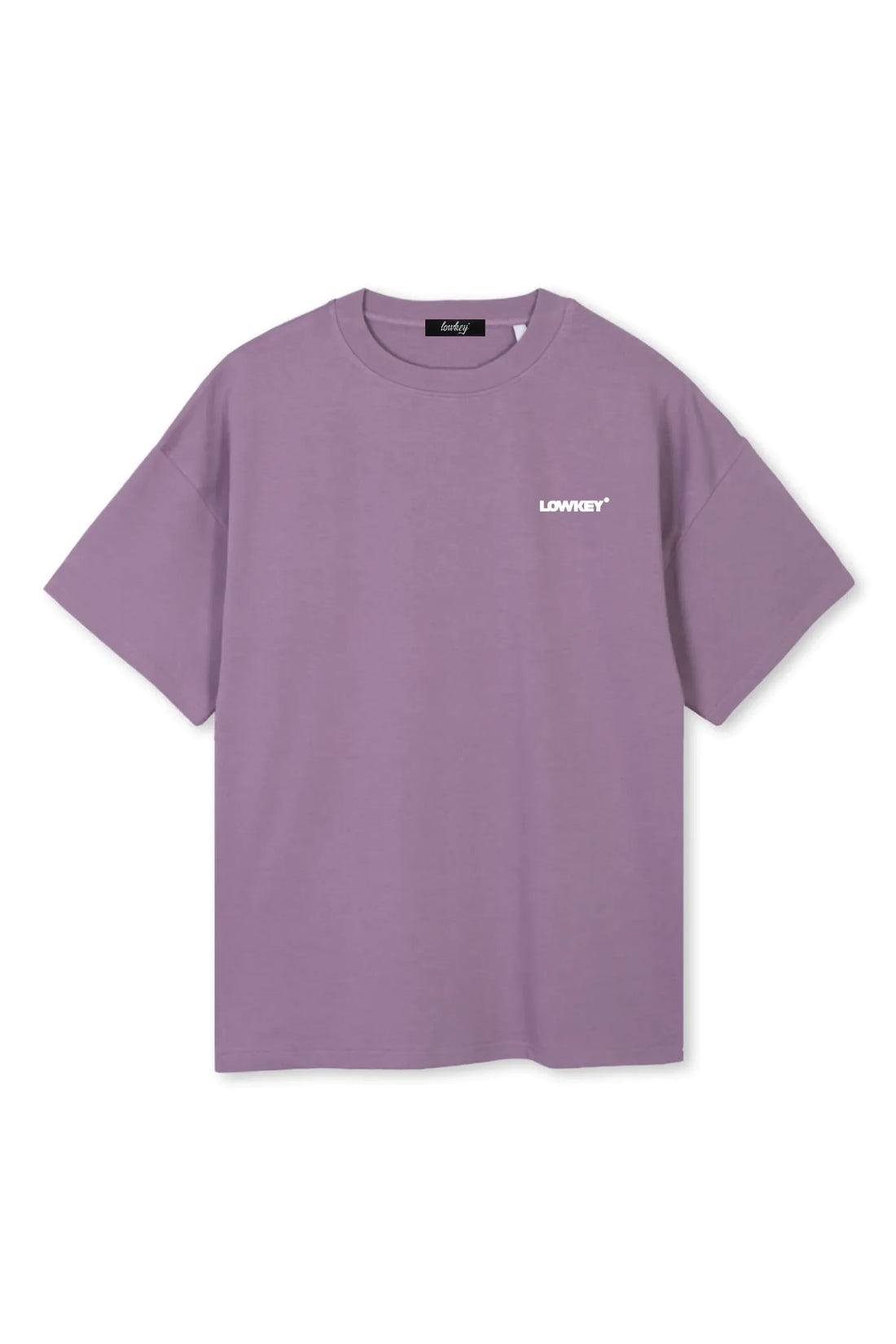 Lowkey® Heavy Oversized Plain Tee Lila