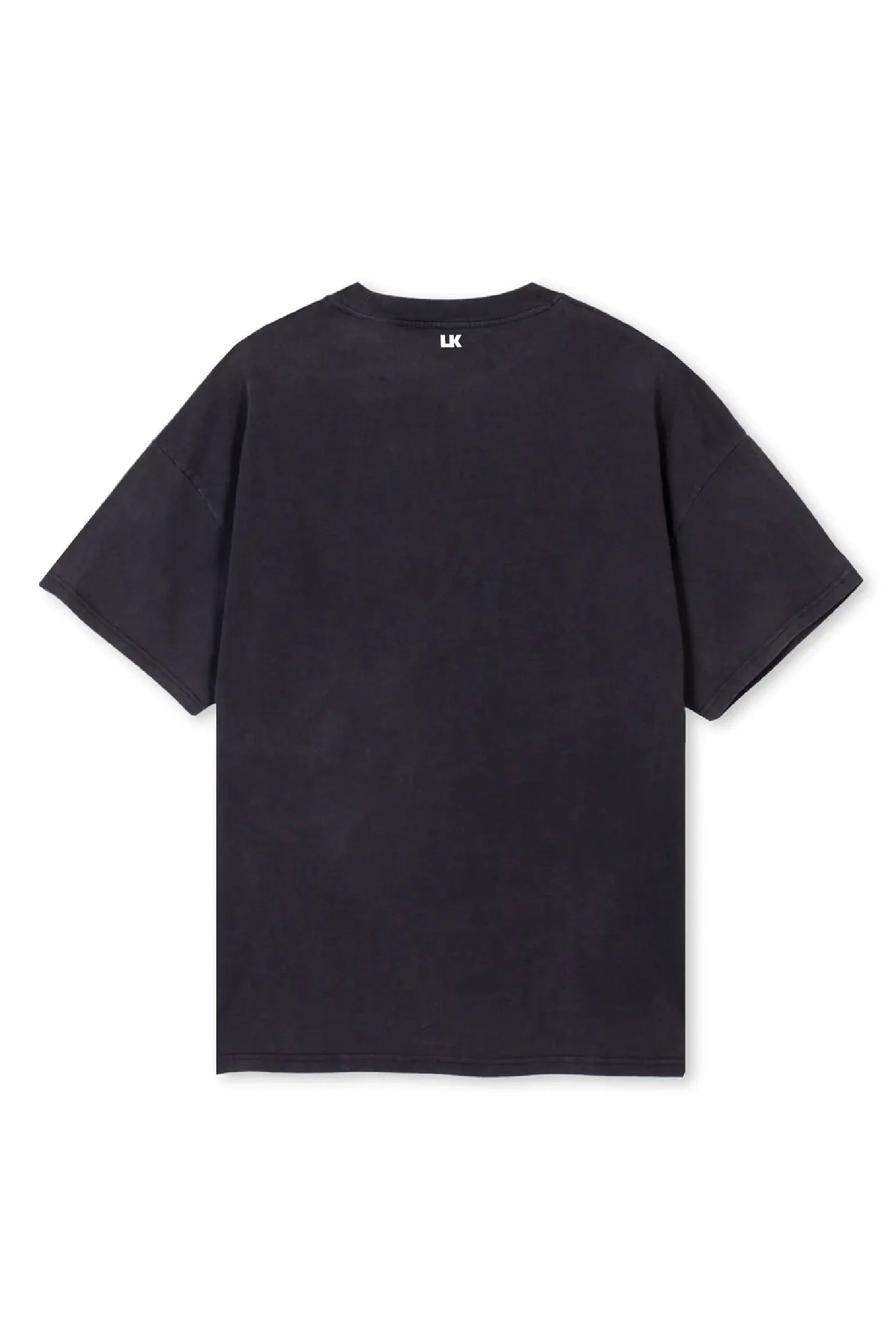 Lowkey® Heavy Oversized Plain Tee Stonewashed – Rückseite