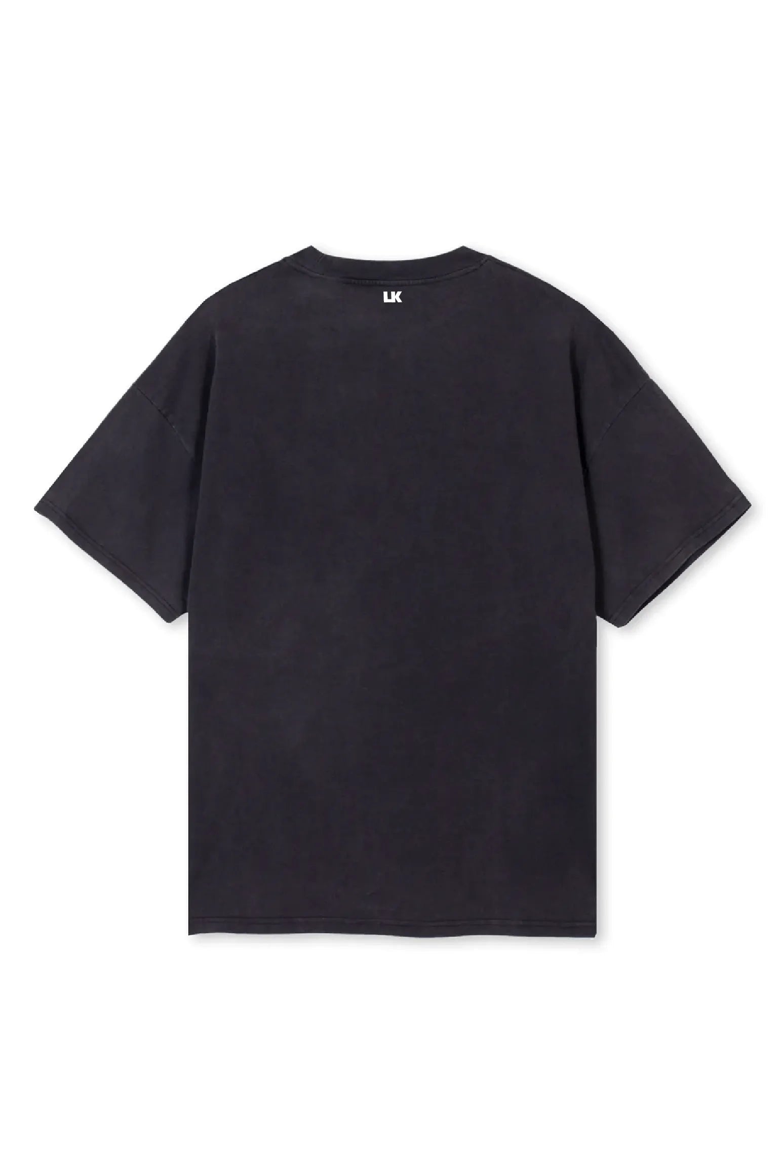 Lowkey® Heavy Oversized Plain Tee Stonewashed – Rückseite