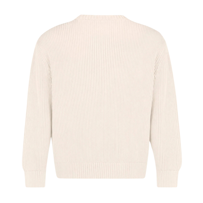 Lowkey® Heavyweight Knit Sweater (Creme) – Ansicht 2