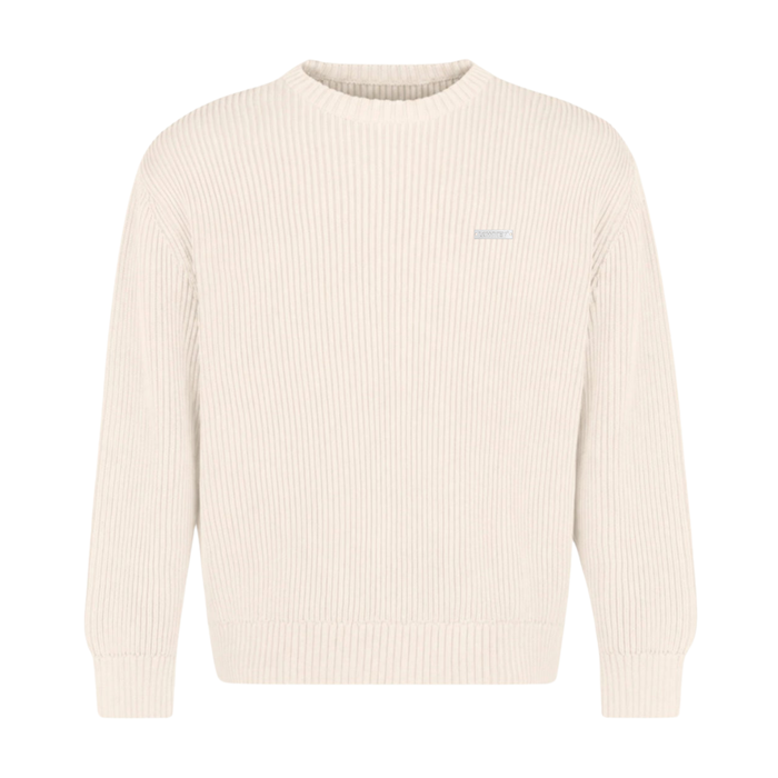 Lowkey® Heavyweight Knit Sweater (Creme)