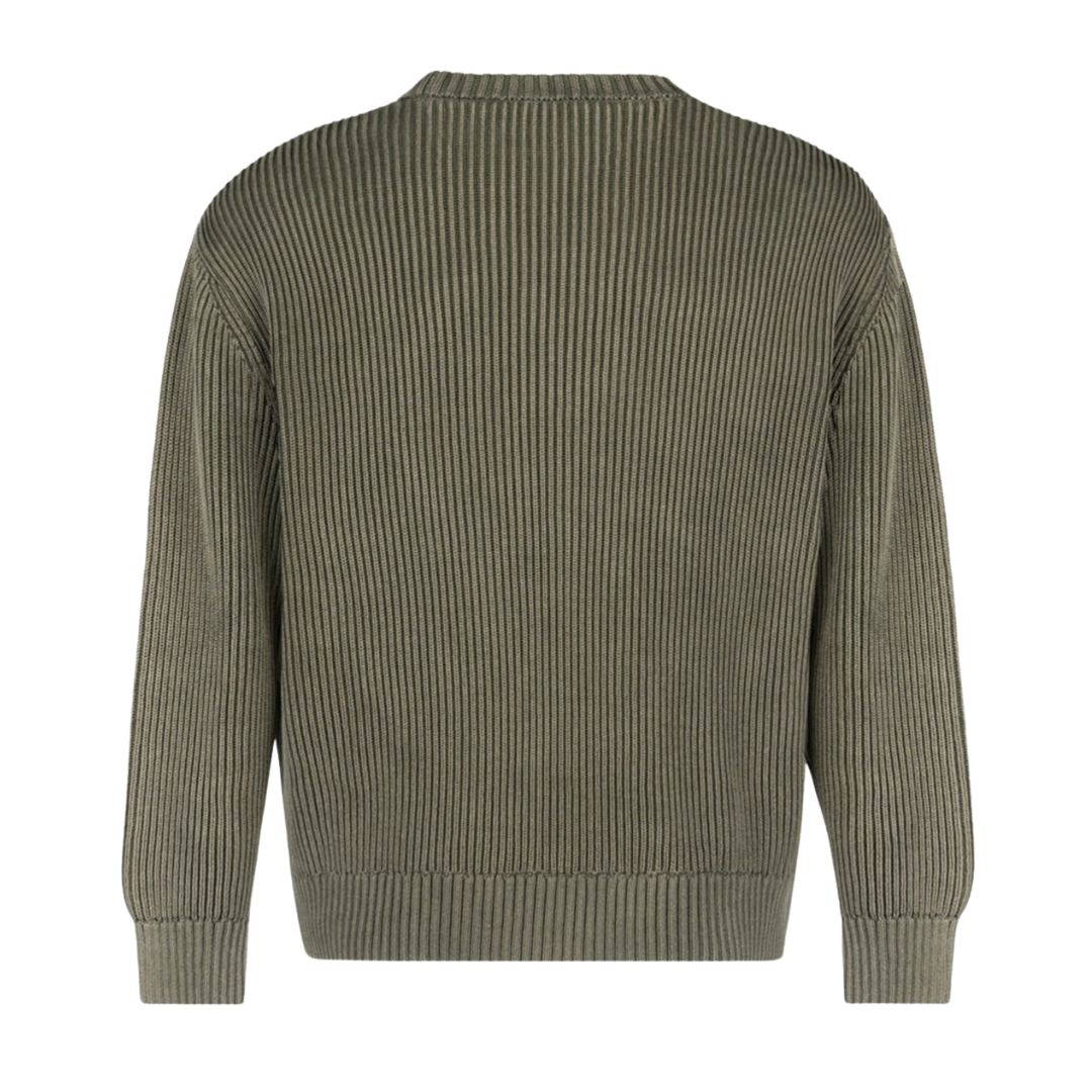 Lowkey® Heavyweight Knit Sweater (Olive) – Ansicht 2