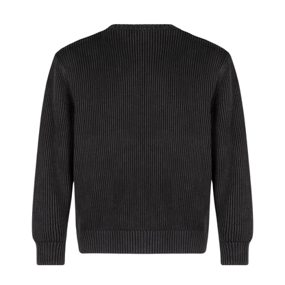 Lowkey® Heavyweight Knit Sweater (Schwarz) – Ansicht 2