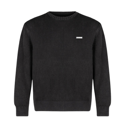 Lowkey® Heavyweight Knit Sweater Schwarz – Sweater